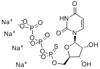 RP-UTP-ALPHA-S나트륨소금 구조식 이미지