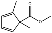 2,4-Cyclopentadiene-1-carboxylicacid,1,2-dimethyl-,methylester(9CI) 구조식 이미지