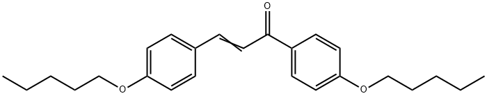 1,3-Bis[4-(pentyloxy)phenyl]-2-propen-1-one Structure