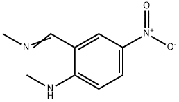 N-Methyl-2-[(methylimino)methyl]-4-nitrobenzenamine Structure