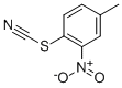 Thiocyanic acid 4-methyl-2-nitrophenyl ester Structure