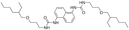N,N"-나프탈렌-1,5-디일비스[N'-[3-[(2-에틸헥실)옥시]프로필]우레아] 구조식 이미지