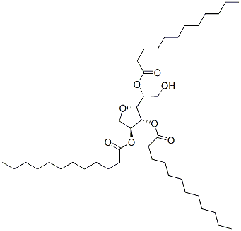 Sorbitan, tridodecanoate Structure