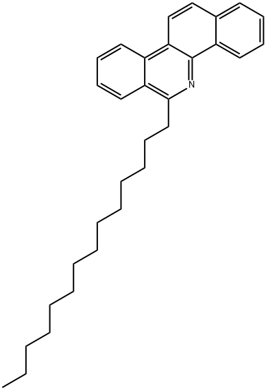 6-Tetradecylbenzo[c]phenanthridine Structure