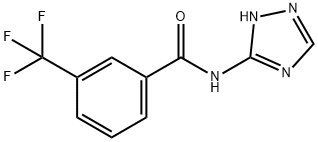 Benzamide, N-1H-1,2,4-triazol-3-yl-3-(trifluoromethyl)- (9CI) 구조식 이미지