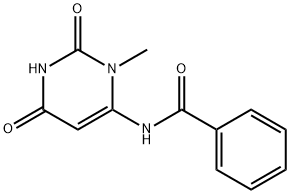 Benzamide, N-(1,2,3,6-tetrahydro-3-methyl-2,6-dioxo-4-pyrimidinyl)- (9CI) 구조식 이미지