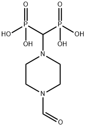 [(4-Formyl-1-piperazinyl)methylene]bisphosphonic acid Structure