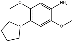 2,5-디메톡시-4-(1-피롤리디닐)벤젠아민 구조식 이미지