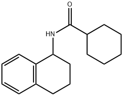 시클로헥산카르복사미드,N-(1,2,3,4-테트라히드로-1-나프탈레닐)-(9CI) 구조식 이미지