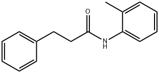 3-Phenyl-N-(o-tolyl)propanamide 구조식 이미지