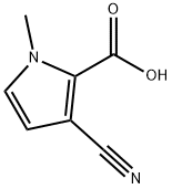 Pyrrole-2-carboxylic acid, 3-cyano-1-methyl- (7CI,8CI) Structure