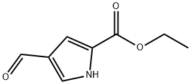 에틸4-포르밀-1H-피롤-2-카르복실레이트 구조식 이미지