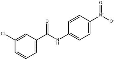 3-Chloro-N-(4-nitrophenyl)benzamide Structure