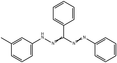 3,5-DIPHENYL-1-(M-TOLYL)FORMAZAN 구조식 이미지