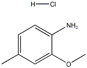 2-Methoxy-4-methylaniline, HCl 구조식 이미지
