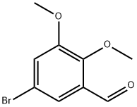 5-BROMO-2 3-DIMETHOXYBENZALDEHYDE  97 구조식 이미지