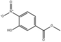 Methyl 3-hydroxy-4-nitrobenzoate 구조식 이미지