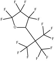 2,2,3,3,4,4-Hexafluorotetrahydro-5-[2,2,2-trifluoro-1,1-bis(trifluoromethyl)ethyl]furan Structure