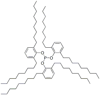 아인산트리스(2,6-디노닐페닐)에스테르 구조식 이미지