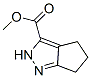 3-Cyclopentapyrazolecarboxylicacid,2,4,5,6-tetrahydro-,methylester(9CI) Structure