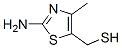 5-Thiazolemethanethiol,  2-amino-4-methyl- Structure