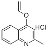 퀴놀린,2-메틸-4-(비닐옥시)-,염산염 구조식 이미지