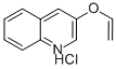Quinoline, 3-(vinyloxy)-, hydrochloride Structure