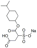 2-(Sodiosulfo)butanedioicacid1-(1-메틸에틸)4-시클로헥실에스테르 구조식 이미지