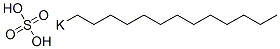 Sulfuric acid tridecyl=potassium salt Structure