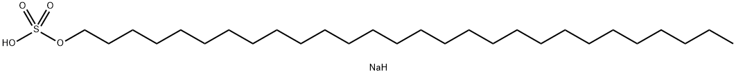 sodium octacosyl sulphate 구조식 이미지