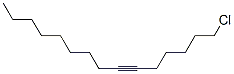 1-Chloro-6-pentadecyne Structure