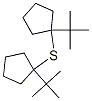 tert-부틸시클로펜틸황화물 구조식 이미지