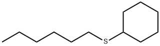 (Hexylthio)cyclohexane Structure