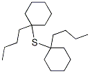Butylcyclohexyl sulfide Structure