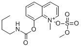 퀴놀리늄,8-히드록시-1-메틸-,메틸황산염,부틸카르바메이트 구조식 이미지