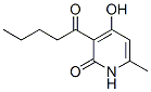 4-Hydroxy-6-methyl-3-valeryl-2(1H)-pyridone Structure