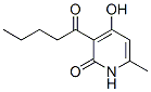 4-Hydroxy-6-methyl-3-valeryl-2(1H)-pyridone 구조식 이미지