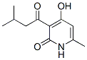 4-Hydroxy-3-isovaleryl-6-methyl-2(1H)-pyridone 구조식 이미지