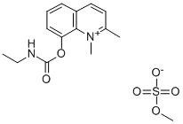 Quinaldinium, 8-hydroxy-1-methyl-, methylsulfate, ethylcarbamate 구조식 이미지