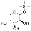 D-Lyxopyranose, 1-O-(trimethylsilyl)- (9CI) Structure