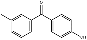 (4-HYDROXYPHENYL)(M-TOLYL)METHANONE Structure
