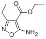 ETHYL 5-AMINO-3-ETHYLISOXAZOLE-4-CARBOXYLATE Structure