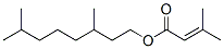 3,7-dimethyloctyl 3-methyl-2-butenoate Structure