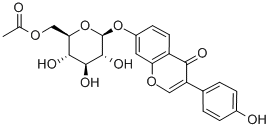 6''-O-ACETYLDAIDZIN Structure