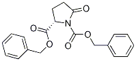 1,2-Pyrrolidinedicarboxylic acid, 5-oxo-, bis(phenylMethyl) ester, (S)- Structure