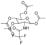 1,3,4,6-테트라-O-아세틸-2-데옥시-2-트리플루오르아세트아미도-D-글루코스 구조식 이미지
