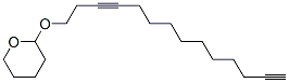 Tetrahydro-2-[(3,13-tetradecadiynyl)oxy]-2H-pyran Structure