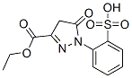 3-ethyl 4,5-dihydro-5-oxo-1-(2-sulphophenyl)-1H-pyrazole-3-carboxylate 구조식 이미지