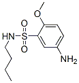 5-amino-N-butyl-2-methoxybenzenesulphonamide  Structure