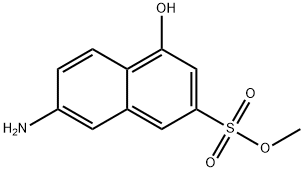 메틸7-아미노-4-히드록시나프탈렌-2-술포네이트 구조식 이미지